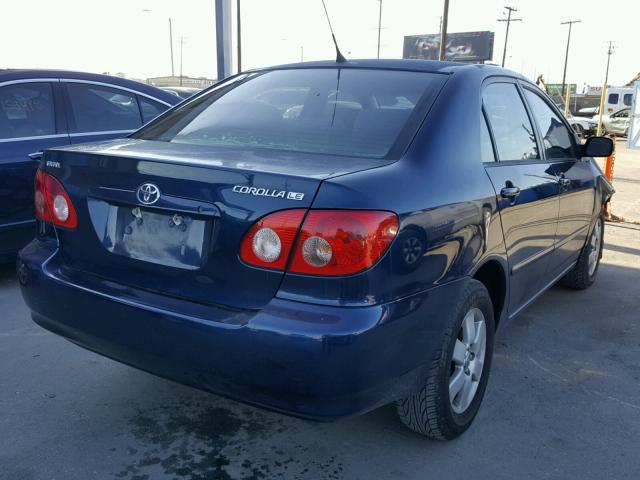 1NXBR32E95Z423874 - 2005 TOYOTA COROLLA CE BLUE photo 4