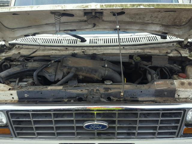 1FDEE14N9LHA85456 - 1990 FORD ECONOLINE WHITE photo 7