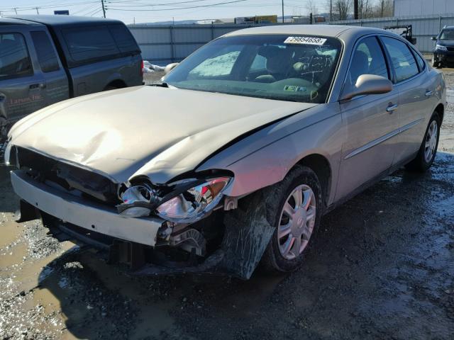 2G4WC582681265067 - 2008 BUICK LACROSSE C BEIGE photo 2