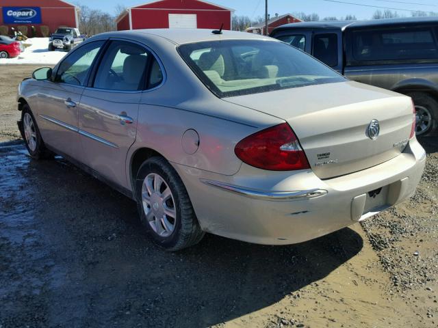 2G4WC582681265067 - 2008 BUICK LACROSSE C BEIGE photo 3