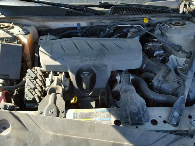 2G4WC582681265067 - 2008 BUICK LACROSSE C BEIGE photo 7