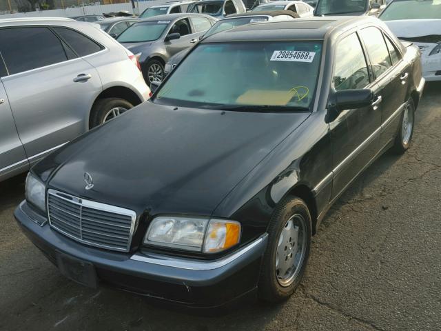 WDBHA29G6YA821555 - 2000 MERCEDES-BENZ C 280 BLACK photo 2