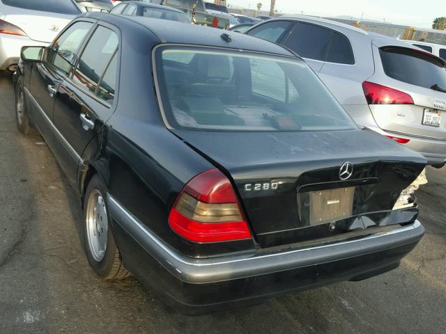 WDBHA29G6YA821555 - 2000 MERCEDES-BENZ C 280 BLACK photo 3