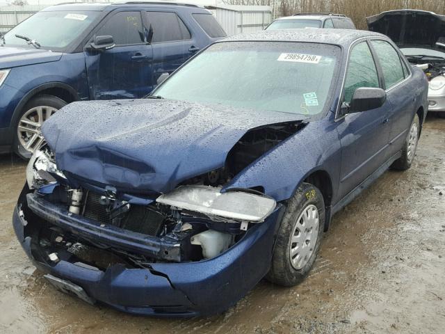 1HGCF86632A095092 - 2002 HONDA ACCORD VAL BLUE photo 2