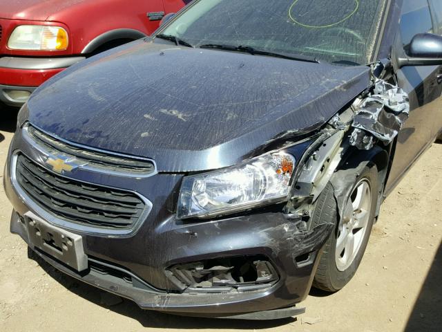 1G1PD5SB2F7107865 - 2015 CHEVROLET CRUZE LT BLUE photo 9