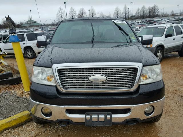 1FTPW14536FA24954 - 2006 FORD F150 SUPER BLACK photo 9