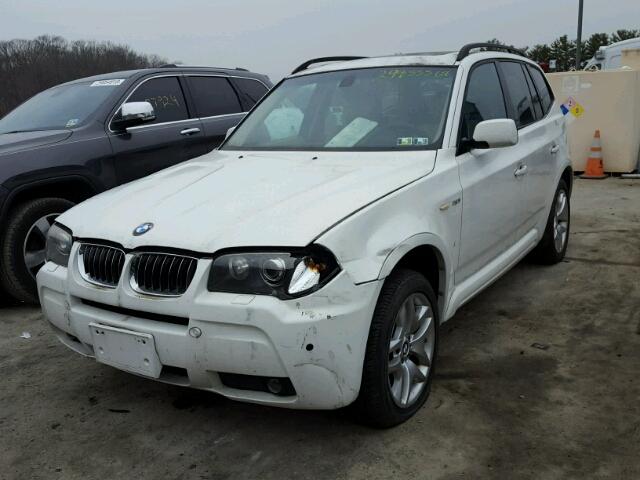 WBXPA934X6WG86963 - 2006 BMW X3 3.0I WHITE photo 2