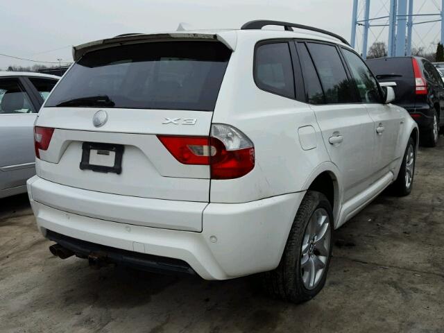WBXPA934X6WG86963 - 2006 BMW X3 3.0I WHITE photo 4