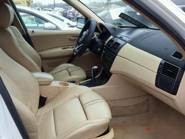 WBXPA934X6WG86963 - 2006 BMW X3 3.0I WHITE photo 5