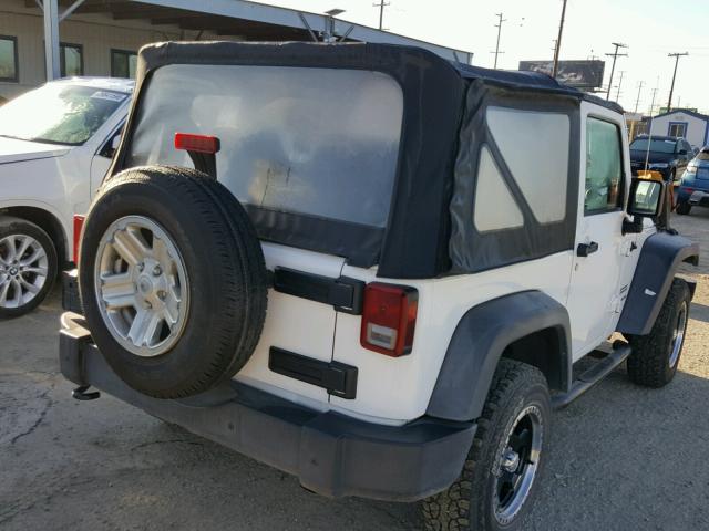 1C4AJWAG2CL126282 - 2012 JEEP WRANGLER S WHITE photo 4