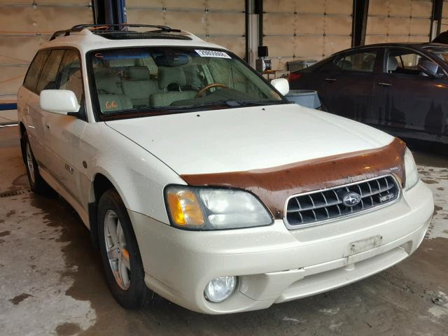 4S3BH806047610336 - 2004 SUBARU LEGACY OUT WHITE photo 1