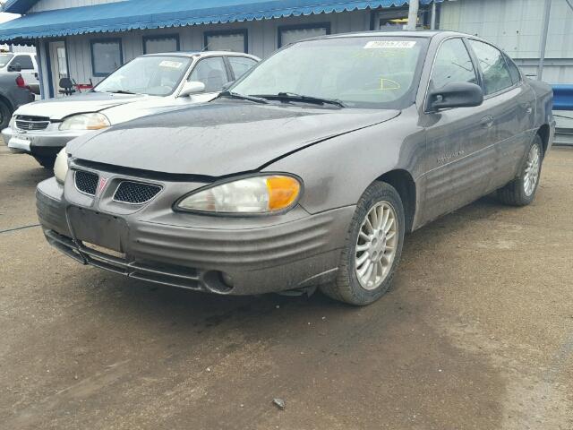 1G2NF52T51M524980 - 2001 PONTIAC GRAND AM S 棕色 照片 2