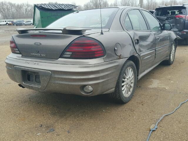 1G2NF52T51M524980 - 2001 PONTIAC GRAND AM S 棕色 照片 4