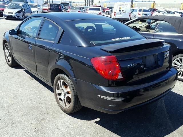 1G8AN12F25Z104239 - 2005 SATURN ION LEVEL BLACK photo 3
