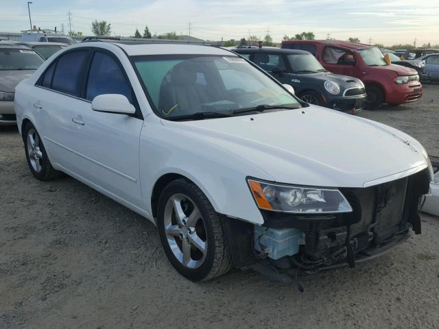 5NPEU46F66H072894 - 2006 HYUNDAI SONATA WHITE photo 1