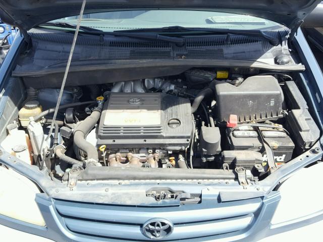 4T3ZF13C31U390879 - 2001 TOYOTA SIENNA LE BLUE photo 7