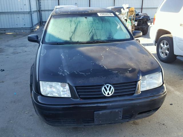 3VWRK69M03M148383 - 2003 VOLKSWAGEN JETTA GL BLACK photo 9