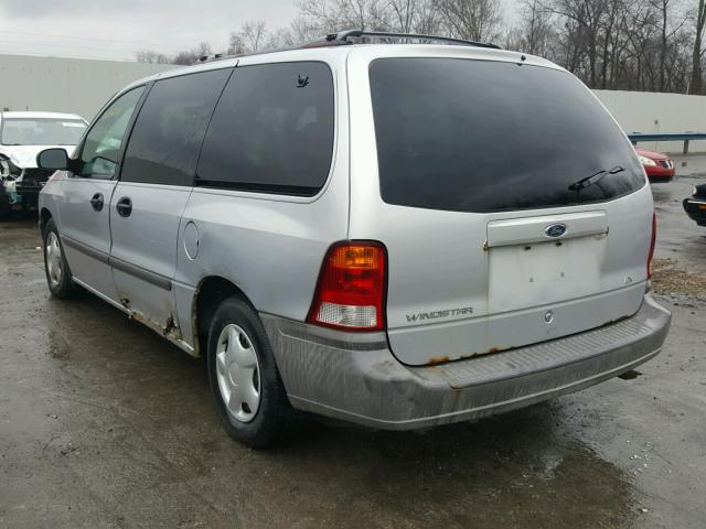 2FMZA514X1BC04562 - 2001 FORD WINDSTAR L SILVER photo 3