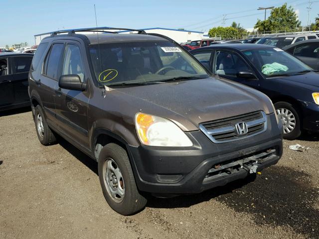 JHLRD78492C022725 - 2002 HONDA CR-V LX BROWN photo 1