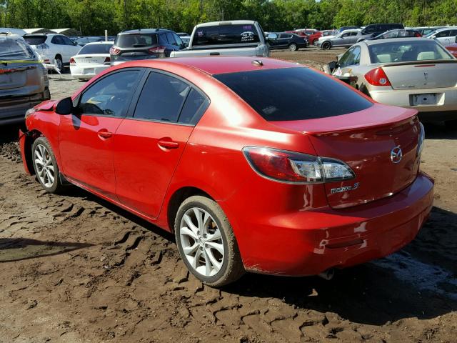 JM1BL1S51A1311866 - 2010 MAZDA 3 S RED photo 3