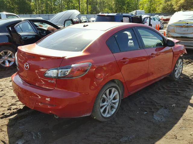 JM1BL1S51A1311866 - 2010 MAZDA 3 S RED photo 4