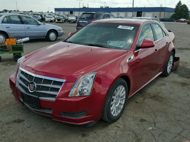 1G6DG5EY5B0161541 - 2011 CADILLAC CTS LUXURY RED photo 2