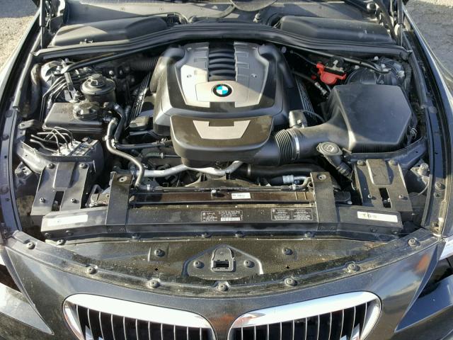 WBAEA53528CV91155 - 2008 BMW 650 I BLACK photo 7