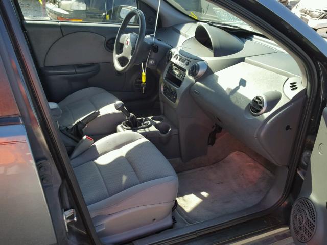 1G8AZ52F55Z123346 - 2005 SATURN ION LEVEL CHARCOAL photo 5