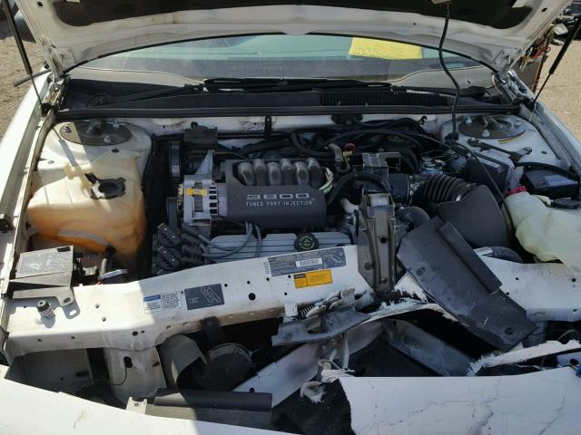 2G4WB12L0S1464605 - 1995 BUICK REGAL CUST WHITE photo 7