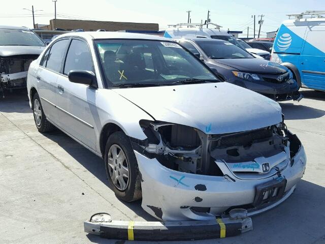 2HGES16394H644249 - 2004 HONDA CIVIC DX V SILVER photo 1