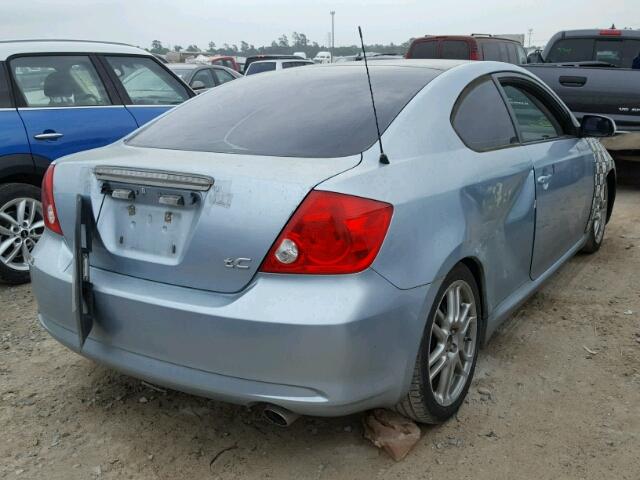 JTKDE177370215368 - 2007 TOYOTA SCION TC TURQUOISE photo 4