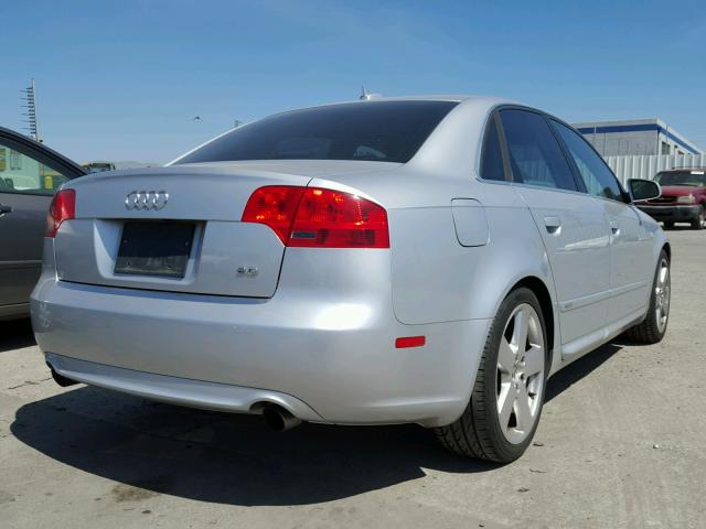 WAUBF78E56A238796 - 2006 AUDI A4 S-LINE SILVER photo 4