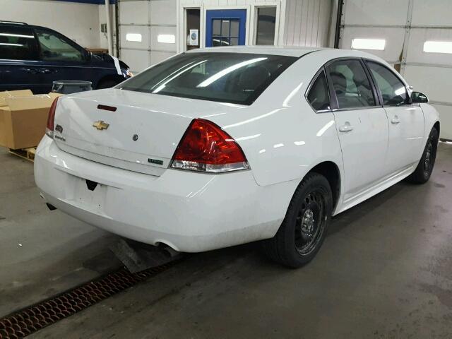 2G1WD5E30C1314277 - 2012 CHEVROLET IMPALA POL WHITE photo 4