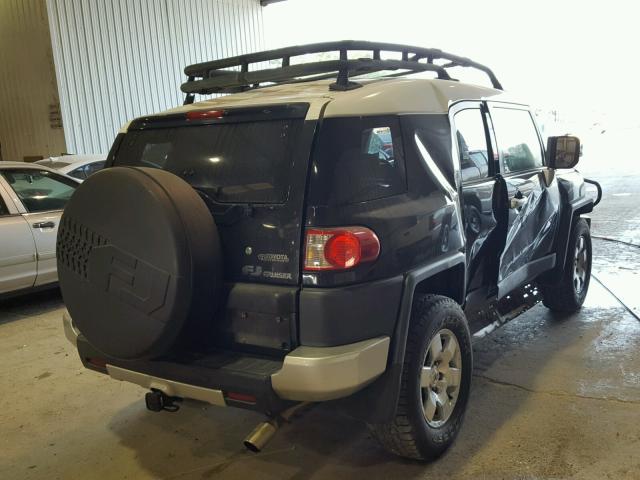 JTEBU11F970091913 - 2007 TOYOTA FJ CRUISER BLACK photo 4