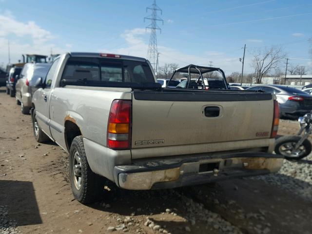 1GTEC14VXYZ132828 - 2000 GMC NEW SIERRA GRAY photo 3