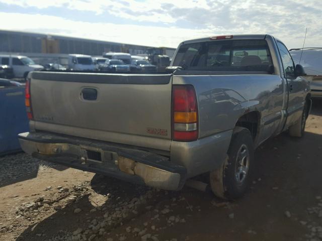 1GTEC14VXYZ132828 - 2000 GMC NEW SIERRA GRAY photo 4