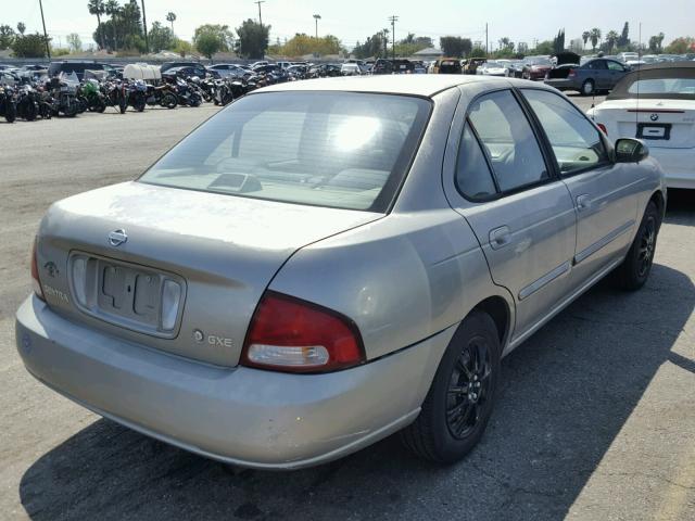 3N1CB51D41L497714 - 2001 NISSAN SENTRA XE GRAY photo 4