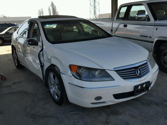 JH4KB16546C012136 - 2006 ACURA RL WHITE photo 1