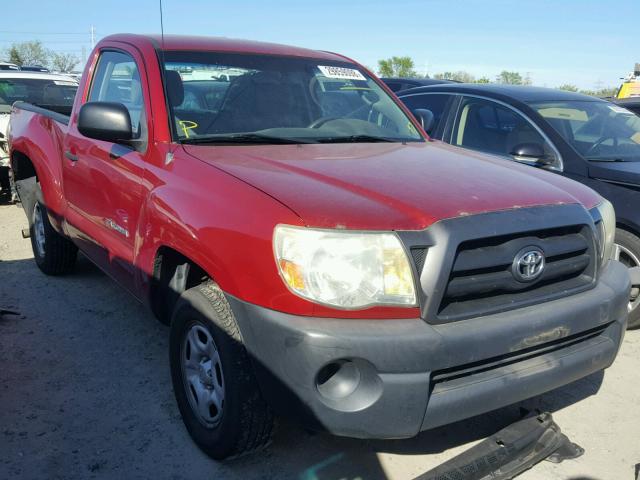 5TENX22N16Z176733 - 2006 TOYOTA TACOMA RED photo 1