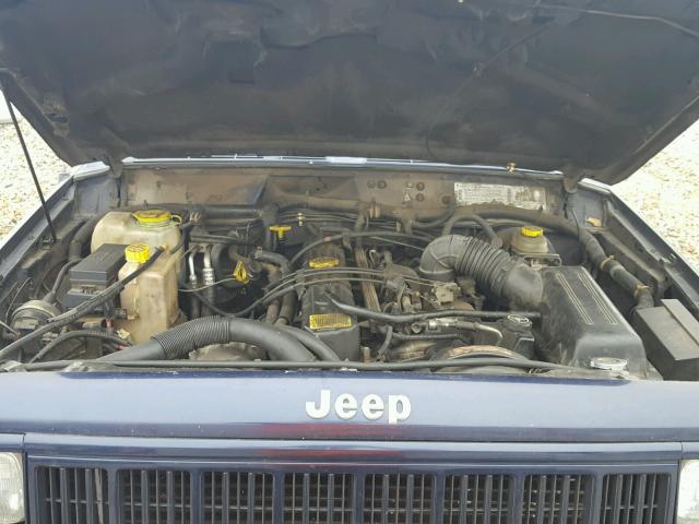 1J4FT68S4TL269710 - 1996 JEEP CHEROKEE S BLUE photo 7