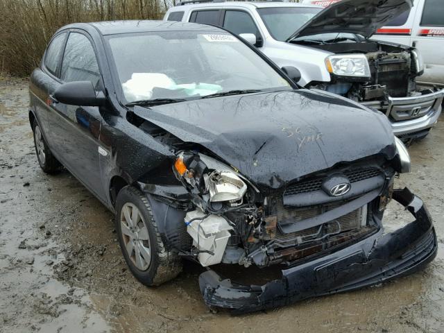 KMHCM36C08U103228 - 2008 HYUNDAI ACCENT GS BLACK photo 1