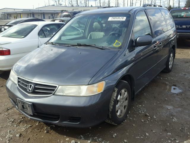 5FNRL18934B053760 - 2004 HONDA ODYSSEY EX GRAY photo 2