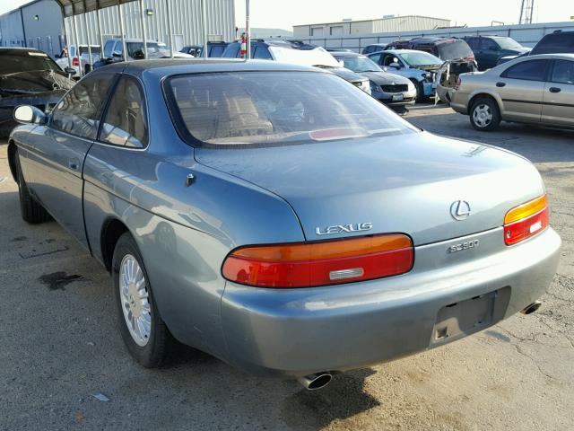 JT8JZ31C8N0005828 - 1992 LEXUS SC 300 GREEN photo 3