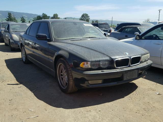 WBAGH83491DP26175 - 2001 BMW 740 IL BLACK photo 1