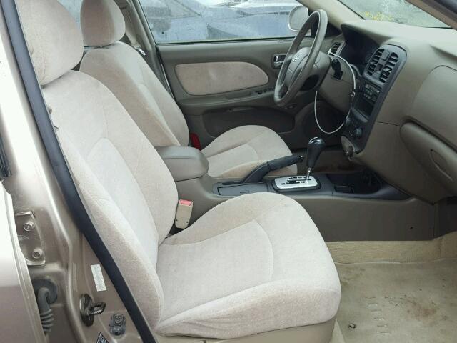 KMHWF25H55A167261 - 2005 HYUNDAI SONATA GL BEIGE photo 5