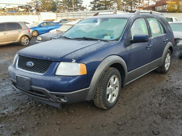 1FMDK05107GA29654 - 2007 FORD FREESTYLE BLUE photo 2