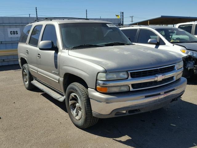 1GNEK13T61J122067 - 2001 CHEVROLET TAHOE K150 GRAY photo 1