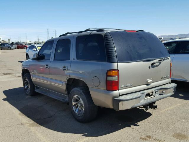 1GNEK13T61J122067 - 2001 CHEVROLET TAHOE K150 GRAY photo 3