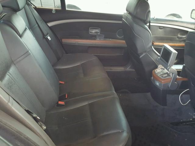 WBAHN83507DT65871 - 2007 BMW 750 GRAY photo 6