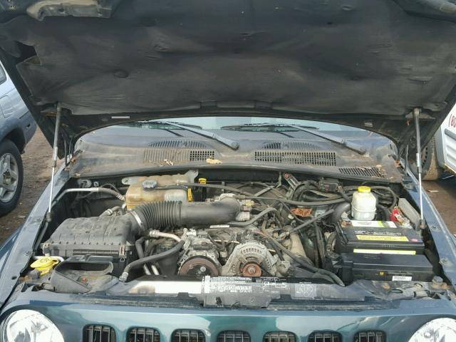 1J4GL38K15W671432 - 2005 JEEP LIBERTY RE GREEN photo 7